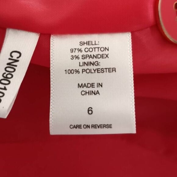 NEW YORK & COMPANY 7TH AVENUE PINK/CORAL BLAZER SZ.6 EUC. - Picture 5 of 7